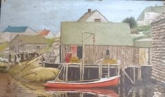 Jo's first painting at age 16. She won Best-In-Show!